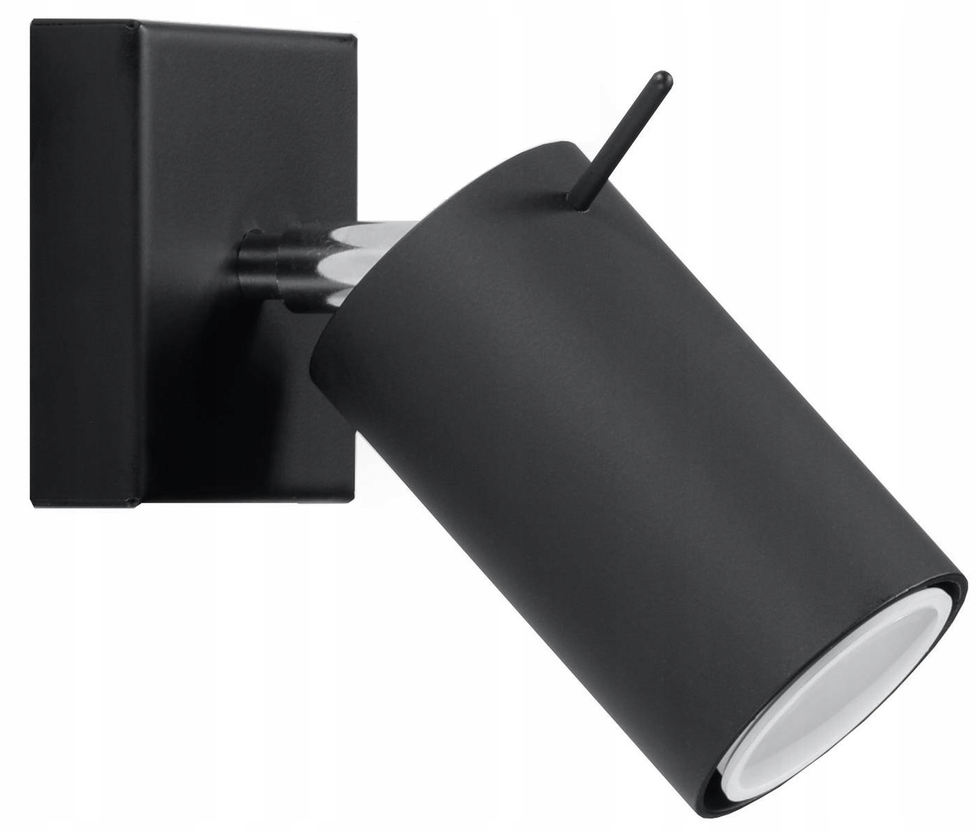 

Kinkiet Ring Czarny Do Led GU10 SL.0091 Sollux
