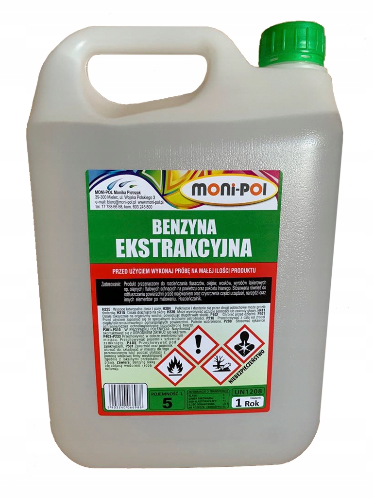 

Benzyna Ekstrakcyjna 5 L