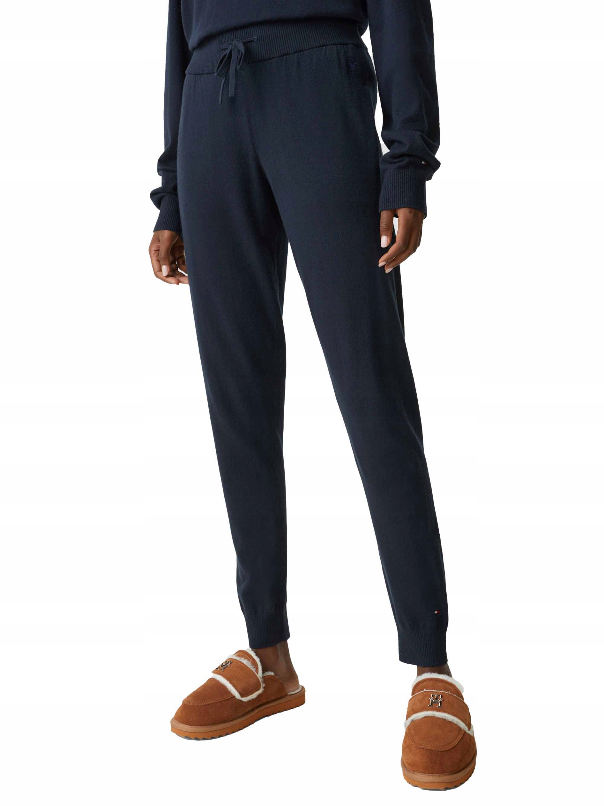 Tommy Hilfiger Dámské Pletené Kalhoty Knitted Pant Tmavě Modré vel. S