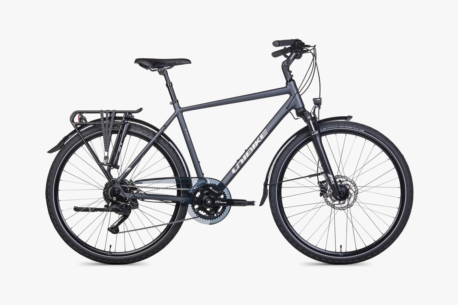 Rower Trekkingowy Unibike Vision M-17/28 szary, męski