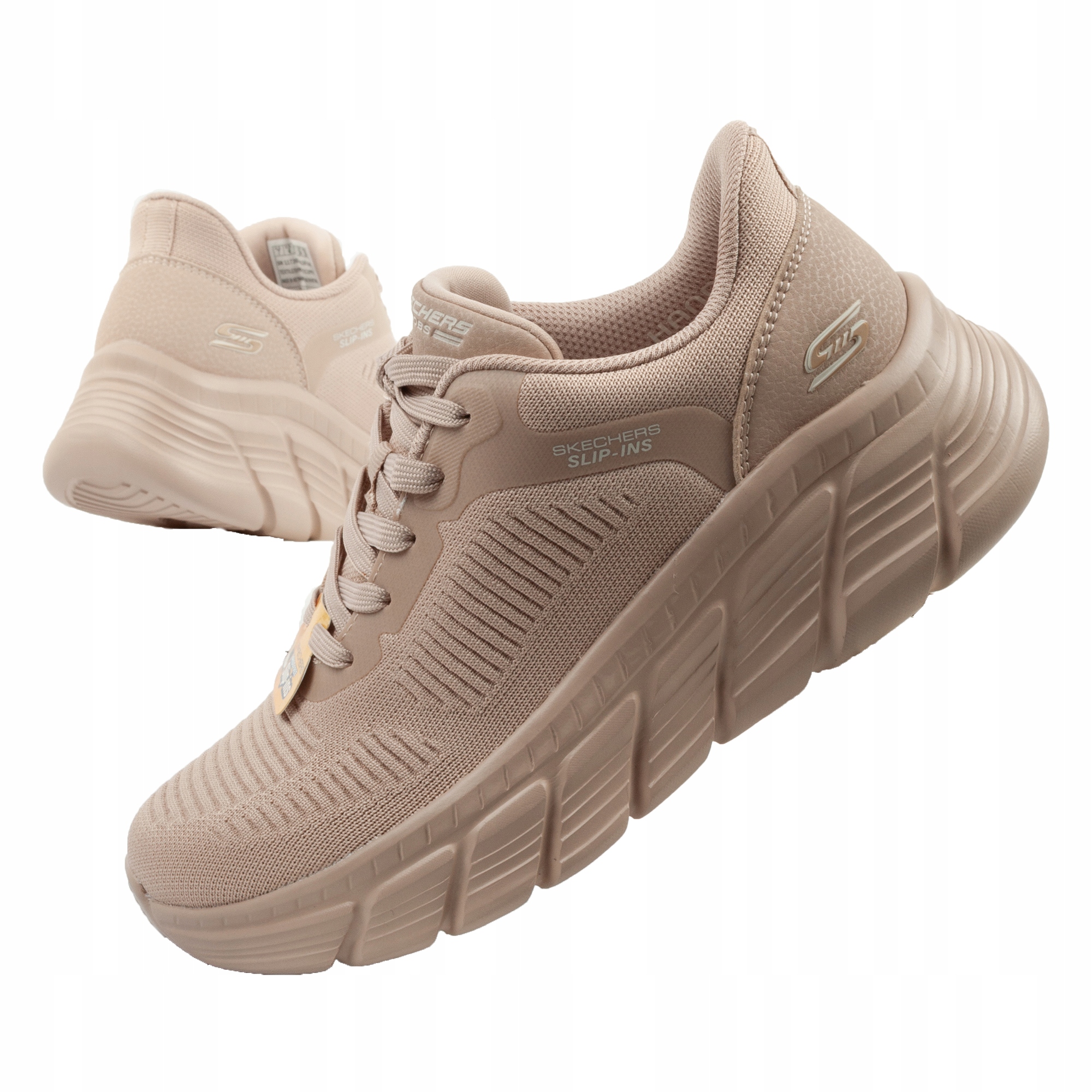 Dámské sportovní boty Skechers Bobs B Flex vel. 38,5 Slip-ins béžové, pohodlné