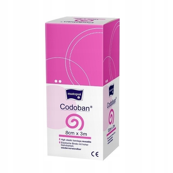 

Bandaż uciskowy wielorazowy Codoban 8cm x 3m 1 szt