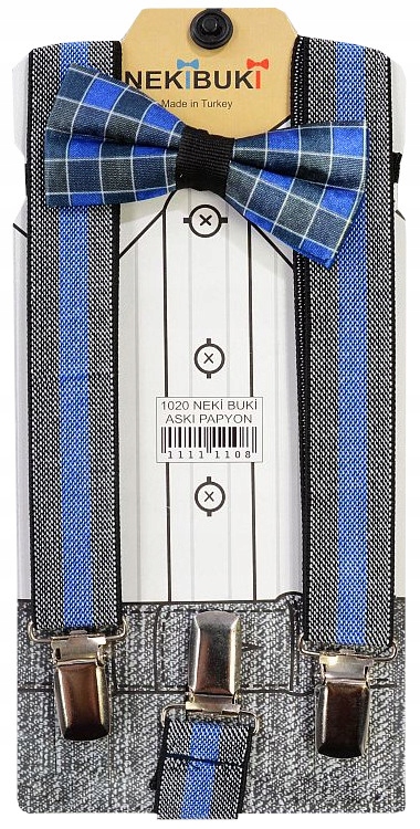 

Szelki Mucha Do Spodni komplet zestaw krata Sz05