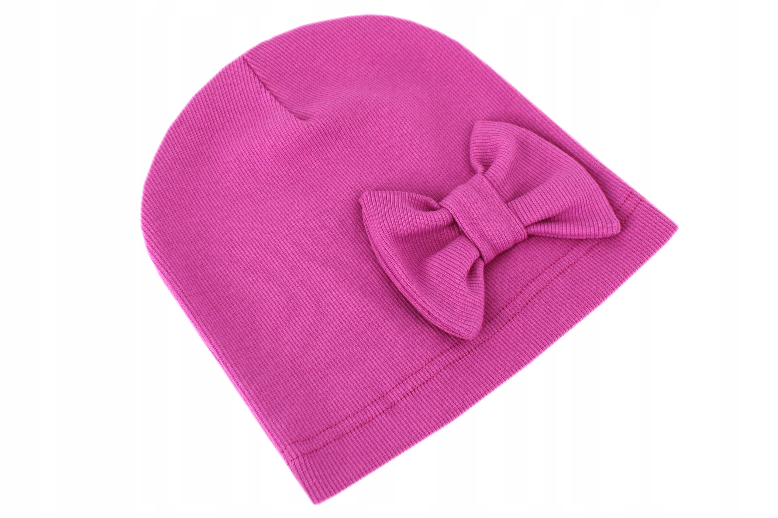 CZAPKA DZIECIĘCA JEDNOWARSTWOWA WIOSENNA Z KOKARDĄ Rodzaj beanie