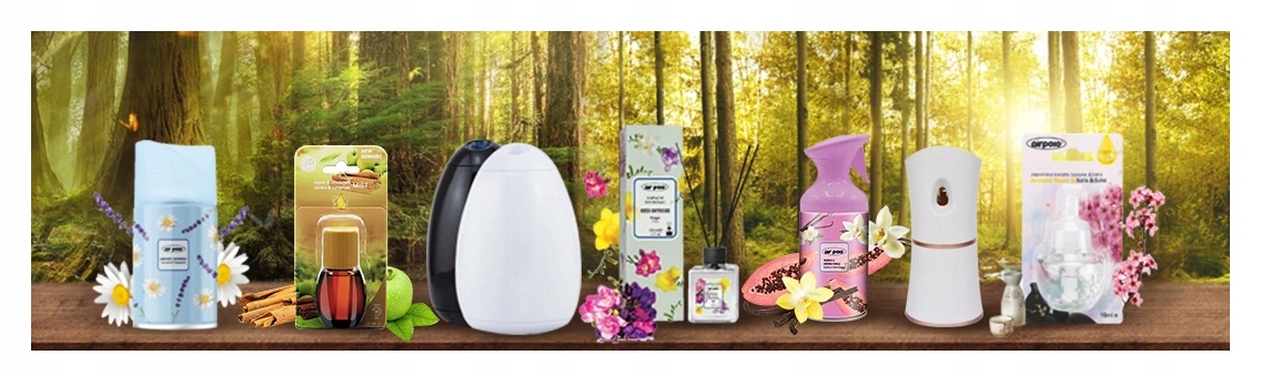 Great Air Mist ZESTAW 5 WKŁADÓW + URZĄDZENIE Zasilanie baterie