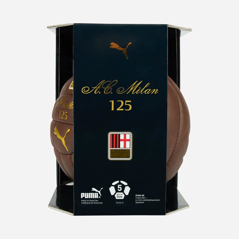 Puma Acm 125TH Fan Ball Piłka Nożna Kolekcjonerska Ac Milan Box Rozmiar 5