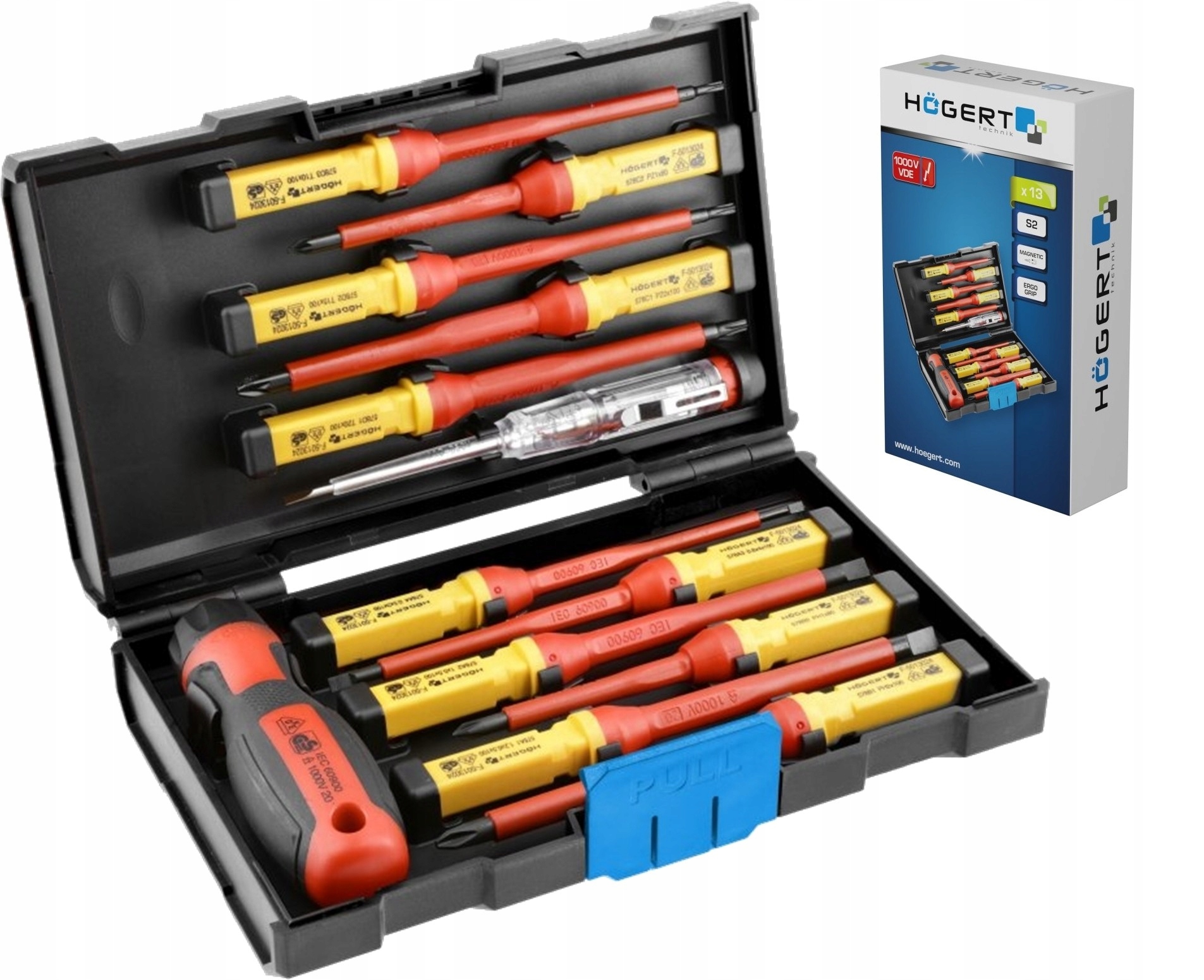 13pcs ізольовані 1000V Викрутки набір викруток