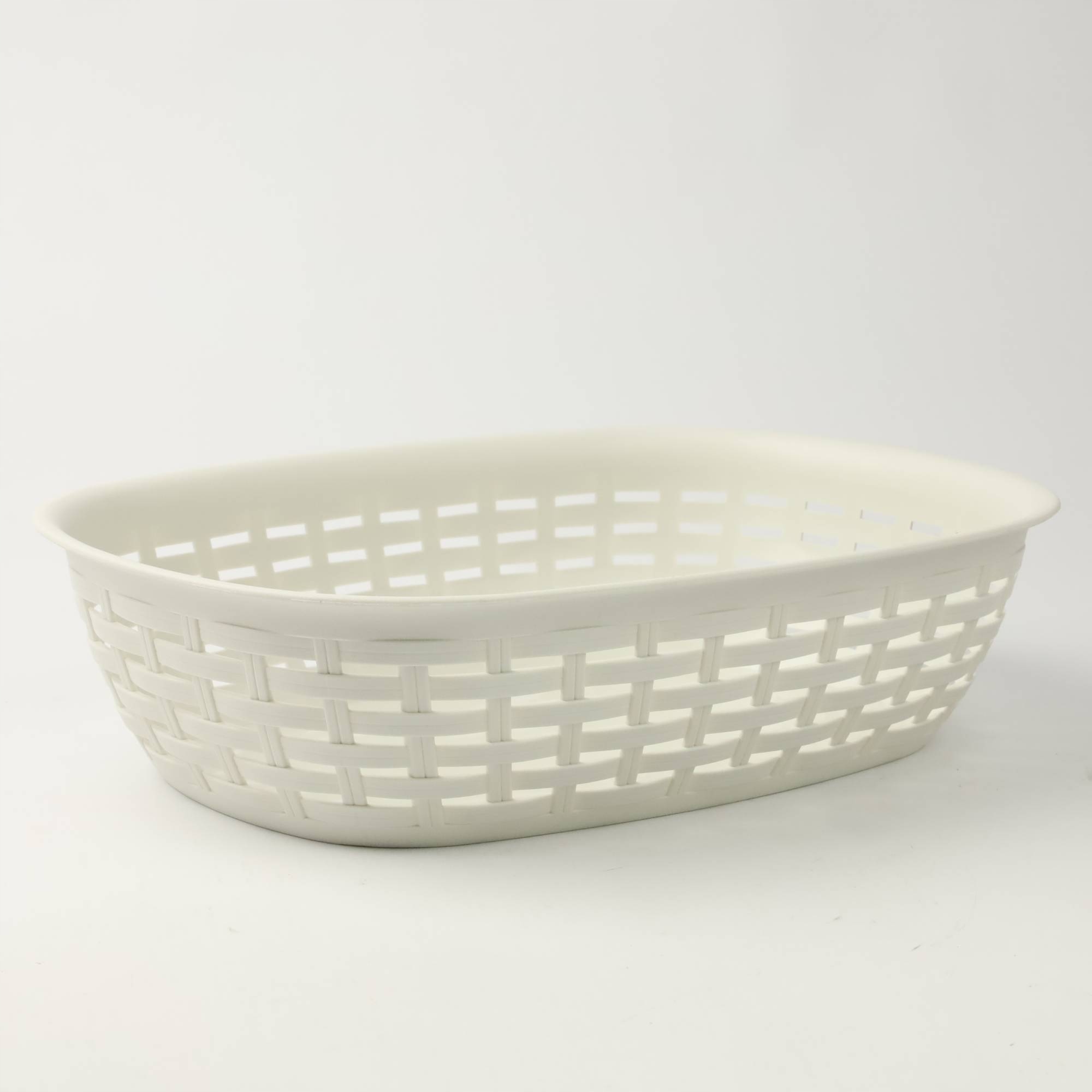 KOSZYK RATAN ECRU NA PIECZYWO OWOCE POJEMNIK ORGANIZER DO PRZECHOWYWANIA