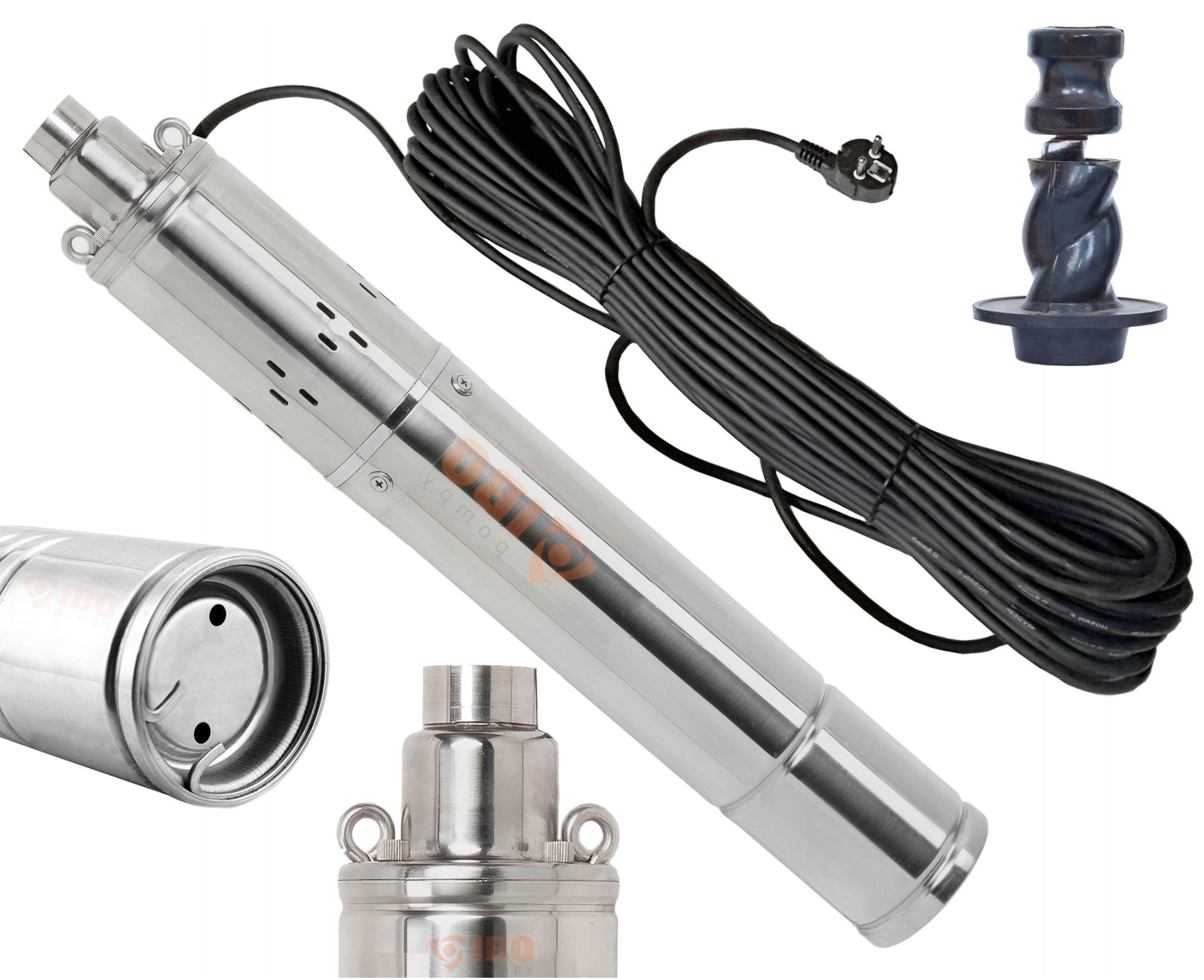 Pompa głębinowa na Działkę 3" Dipper 1800 550W 30L/min kabel 15m Króciec