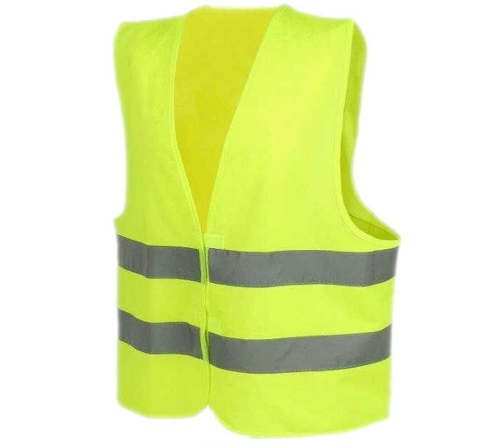 KAMIZELKA ODBLASKOWA OSTRZEGAWCZA ŻÓŁTY ŻÓŁTA 2szt Marka DBautomotive