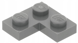 

Lego 2x2 Narożnik C. Szara Dbg 2420 Nowa