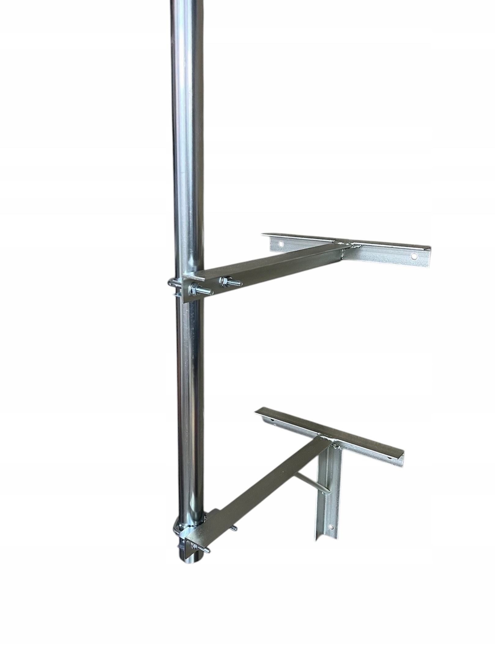 Mocny Maszt Uchwyt do masztu anteny 40 cm ocynk lakier