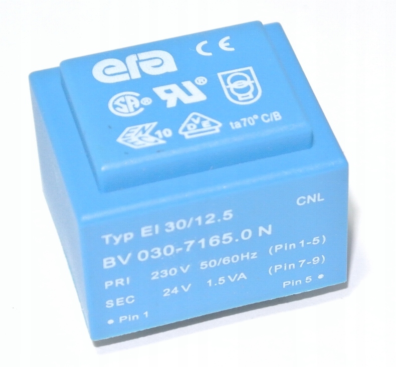 

Transformator 230V 24V 1.5VA BV030-7165.0N EI30/12