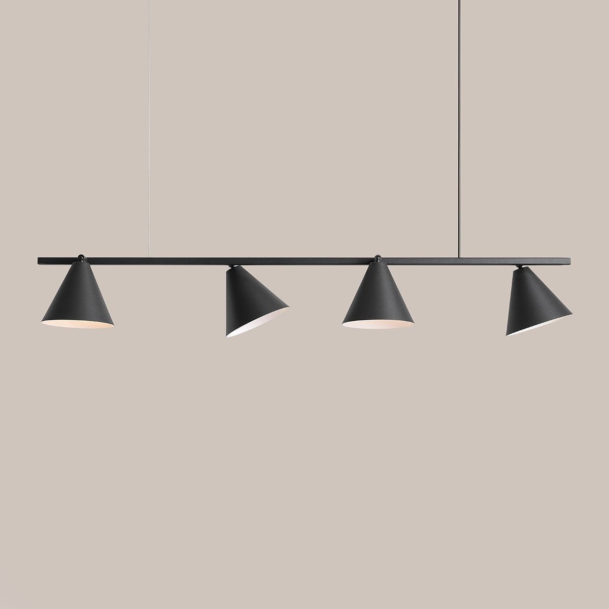 Form Black lampa wisząca 4-punktowa Aldex