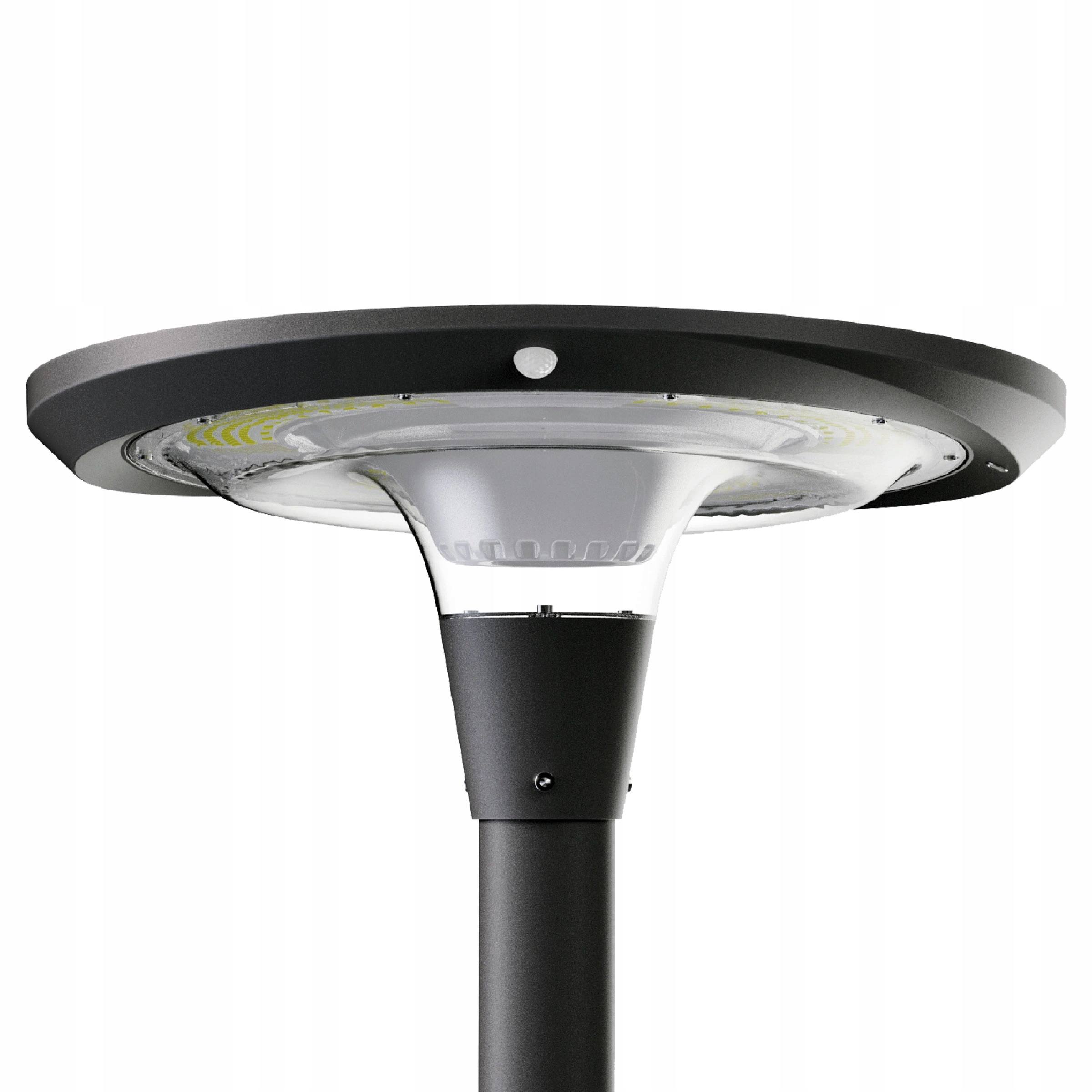 Solární parková lampa SolarPark Pro 16W 3200 lm 38W panel 40Ah černá