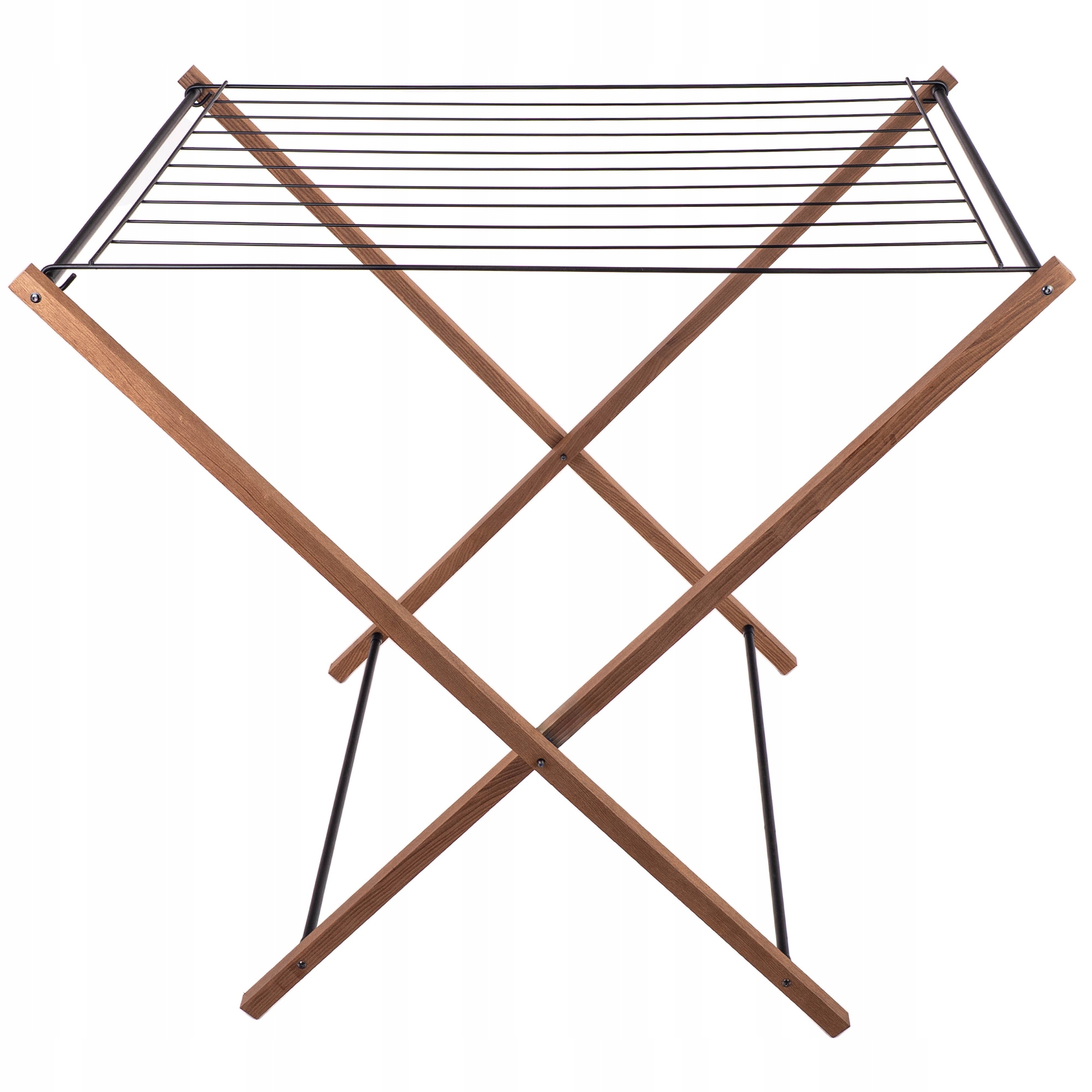 Levně Sušák Na Prádlo, Skládací, Silná, Balkonová, Dřevěná, Malá