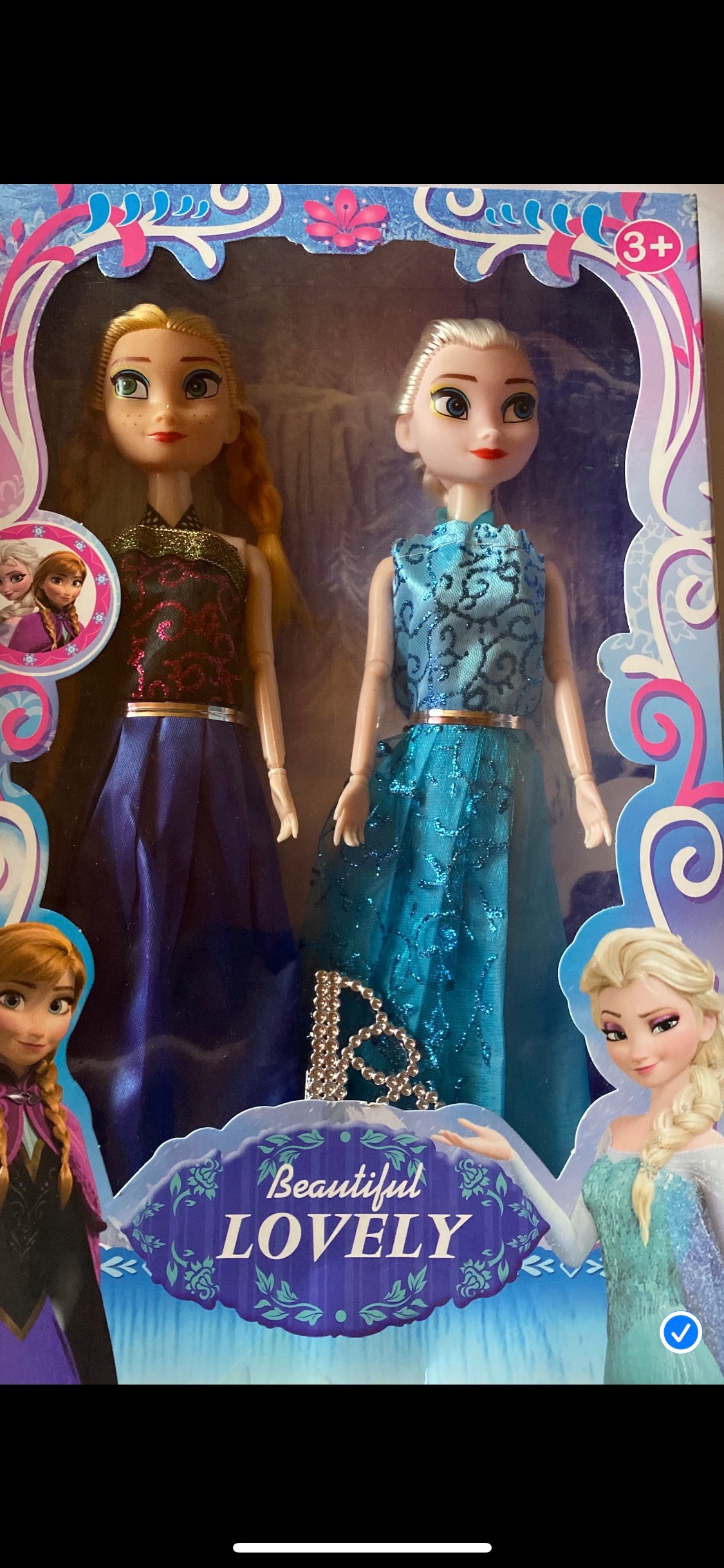 2 LALKI FROZEN KRAINA LODU ANNA ELSA ELZA