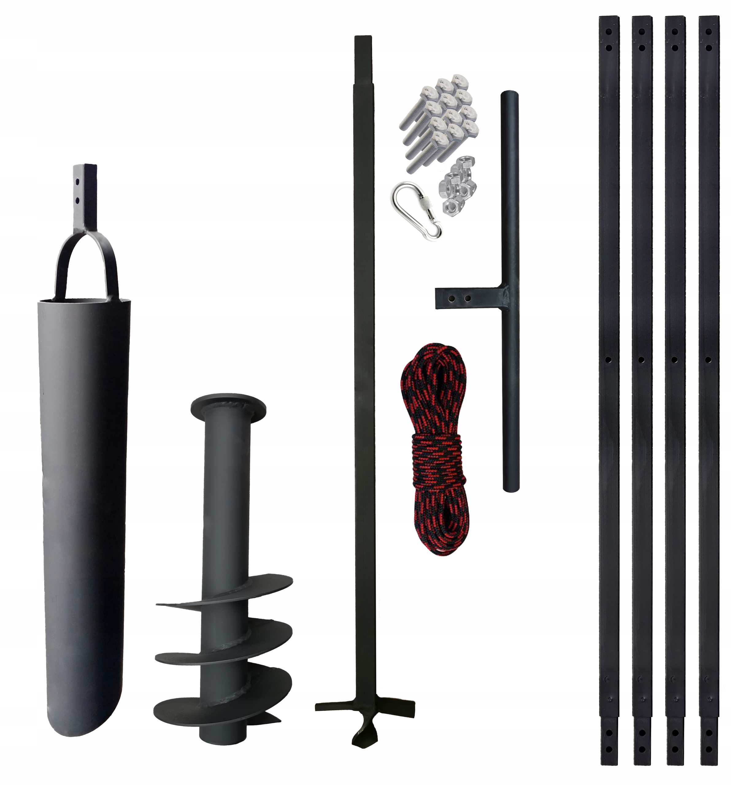 Wiertnica ręczna do studni 180mm 5m szlamówka 133