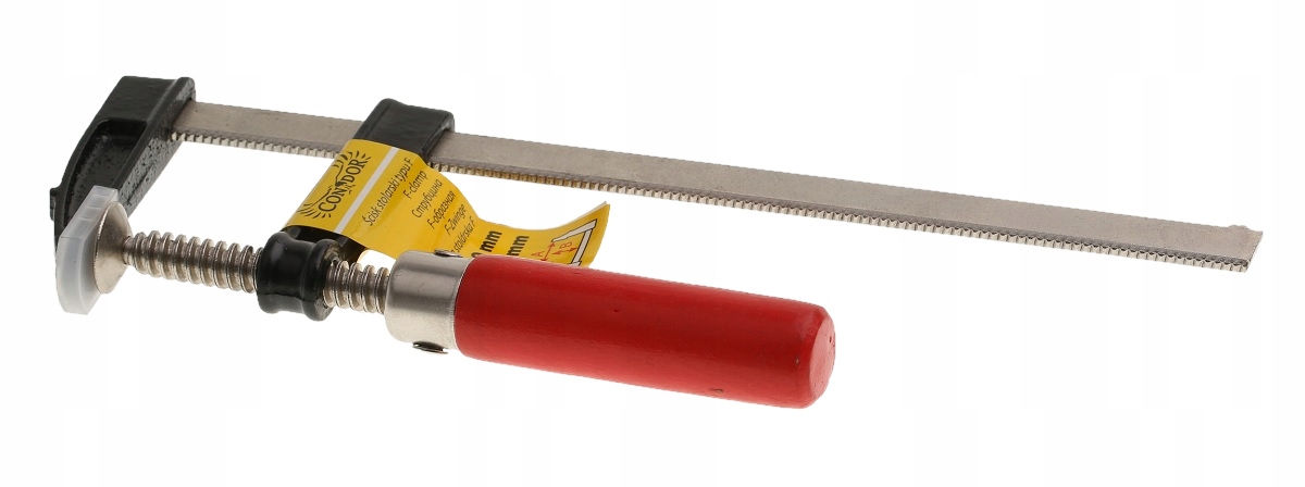 ŚCISK STOLARSKI 120x800mm TYP F DREWNIANY UCHWYT ZACISK MEBLOWY