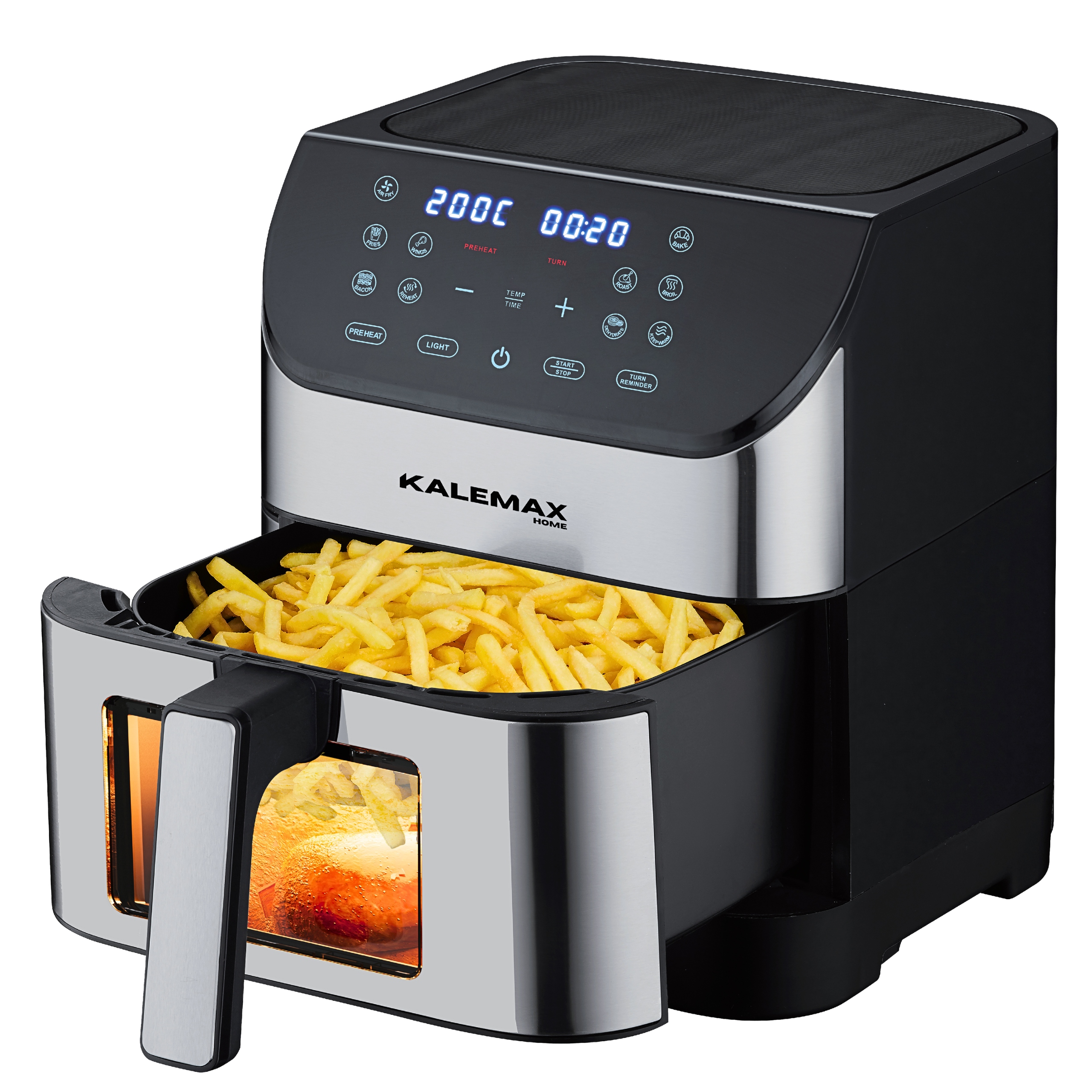 Frytkownica Beztłuszczowa Air Fryer 8L Frytownica Duża 1800W Duża Misa XL