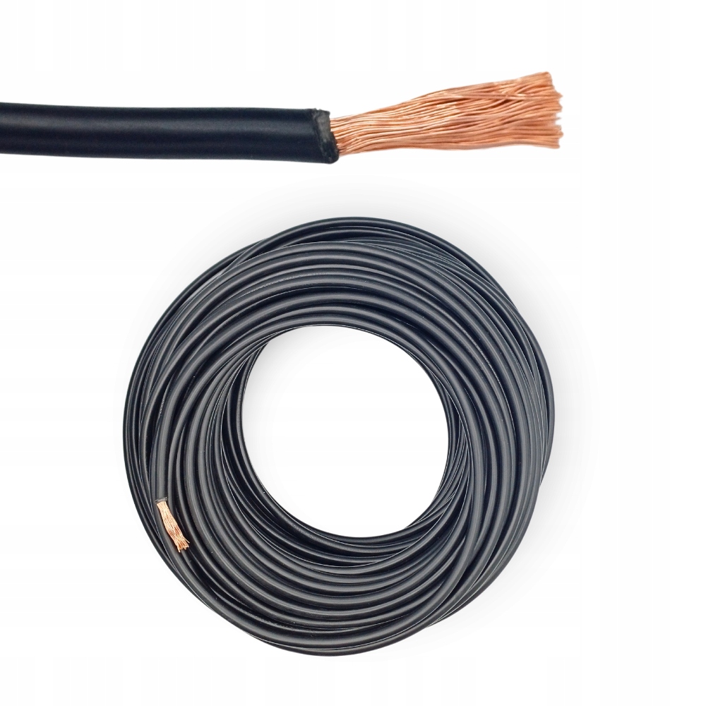 Kábel Lgy 10 čierny, jednožilové lanko Elpar (balenie 100 m)