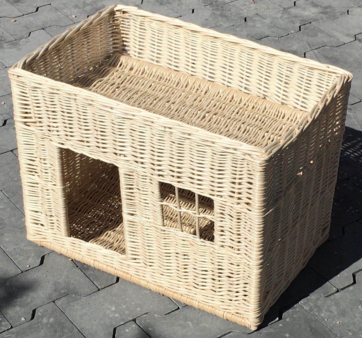 

Polska Wiklina Wybielana Domek Legowisko Dla Kota