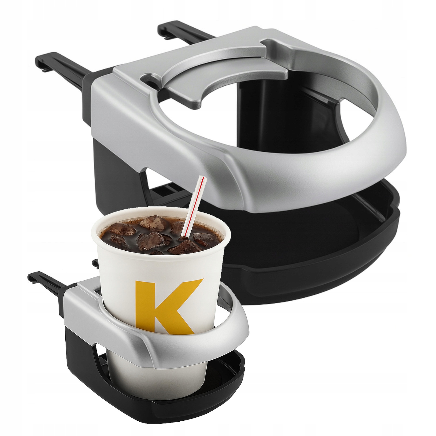 Uchwyt na kubek napoje kawę termos do samochodu do kratki wentylacyjnej