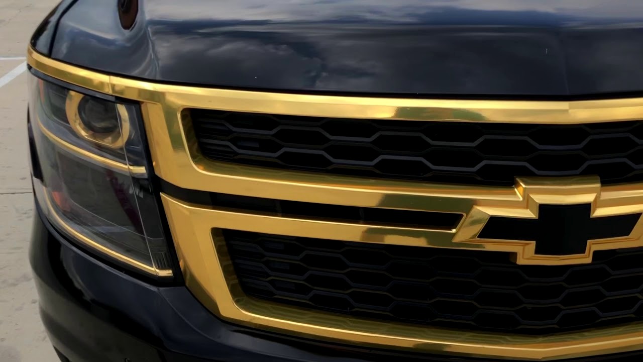 FOLIA ZŁOTY CHROM 30m x 152cm ZŁOTA CHROMOWANA OKLEINA SAMOCHODOWA POŁYSK Producent New Vision