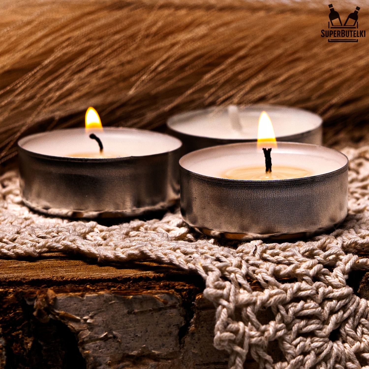 PODGRZEWACZE TEALIGHT ŚWIECZKI BEZZAPACHOWE 100SZT Materiał inny