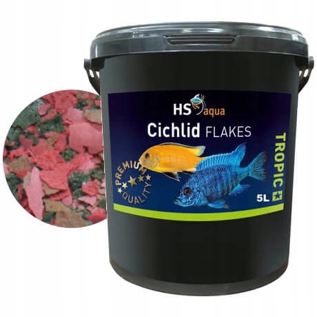 Levně Hs Osi Cichlid Flakes 5L Krmivo pro cichlidy