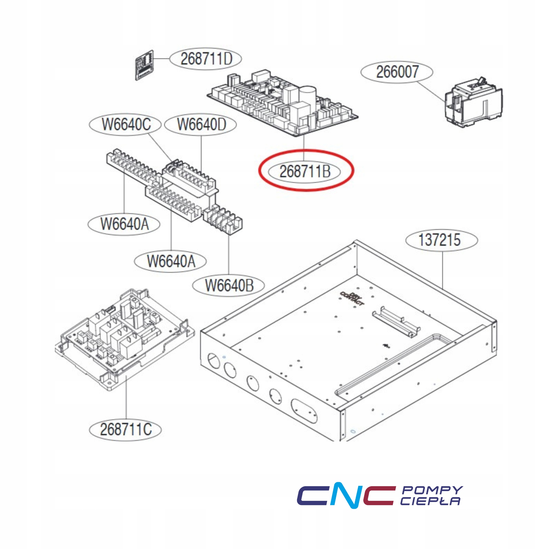 Ovládacia doska Lg EBR79735917 Pcb modul výkonu tepelného čerpadla