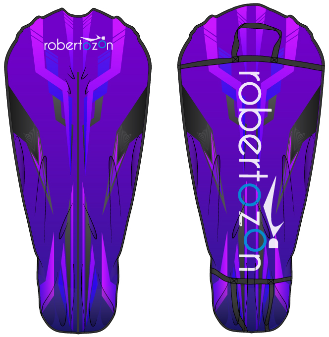 Prémiový obal na motocyklový oblek Xzone Robertozon Purple
