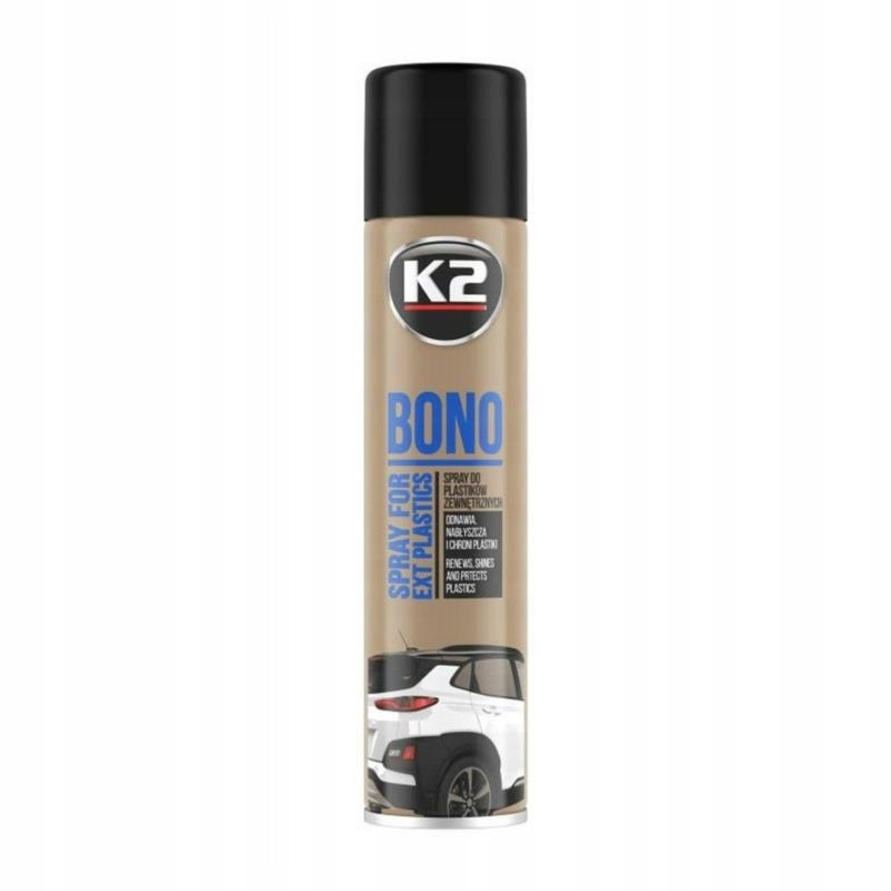 

K2 Bono Black 300ML nabłyszcza plastiki