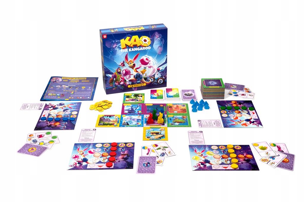 Zabawy I Gry Dla Dzieci Planszówka 7 Latka Kangurek Kao Angażuje Wszystkich