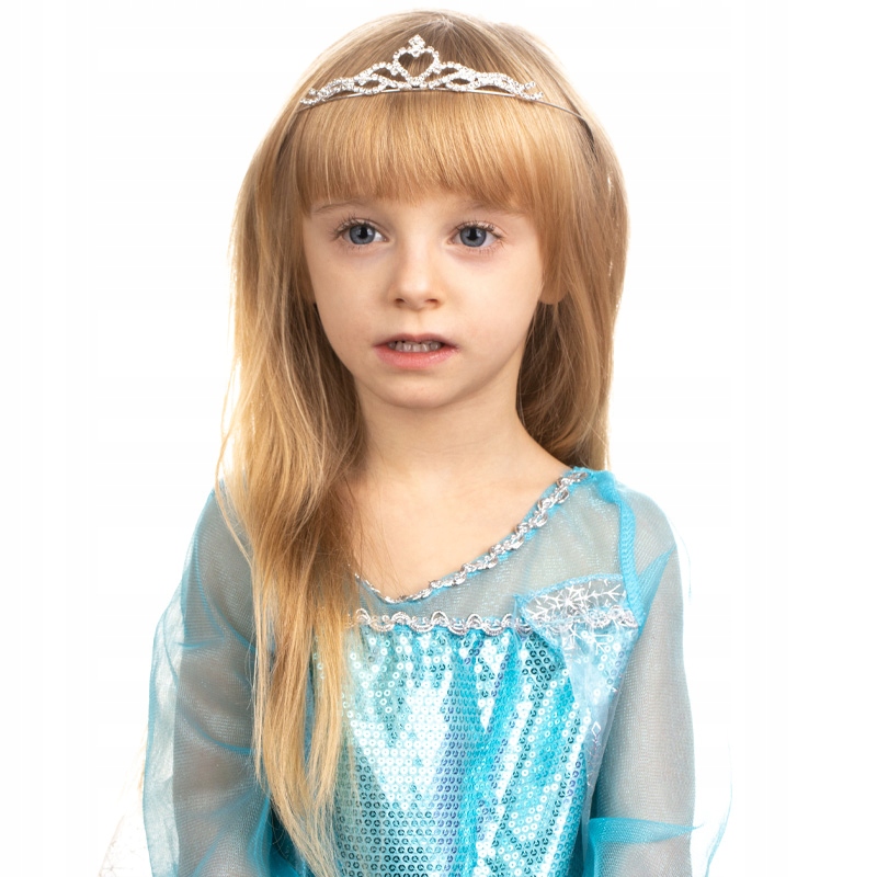 

Diadem Korona Dla Dziewczynki Elza Cyrkonie Srebro