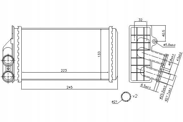 Nissens Ohřívač Citroen C4 I 1.6 Flex (LC_)