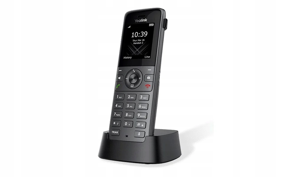 Yealink W73H VoIP telefon Černý 2 linky Tft Wi-Fi