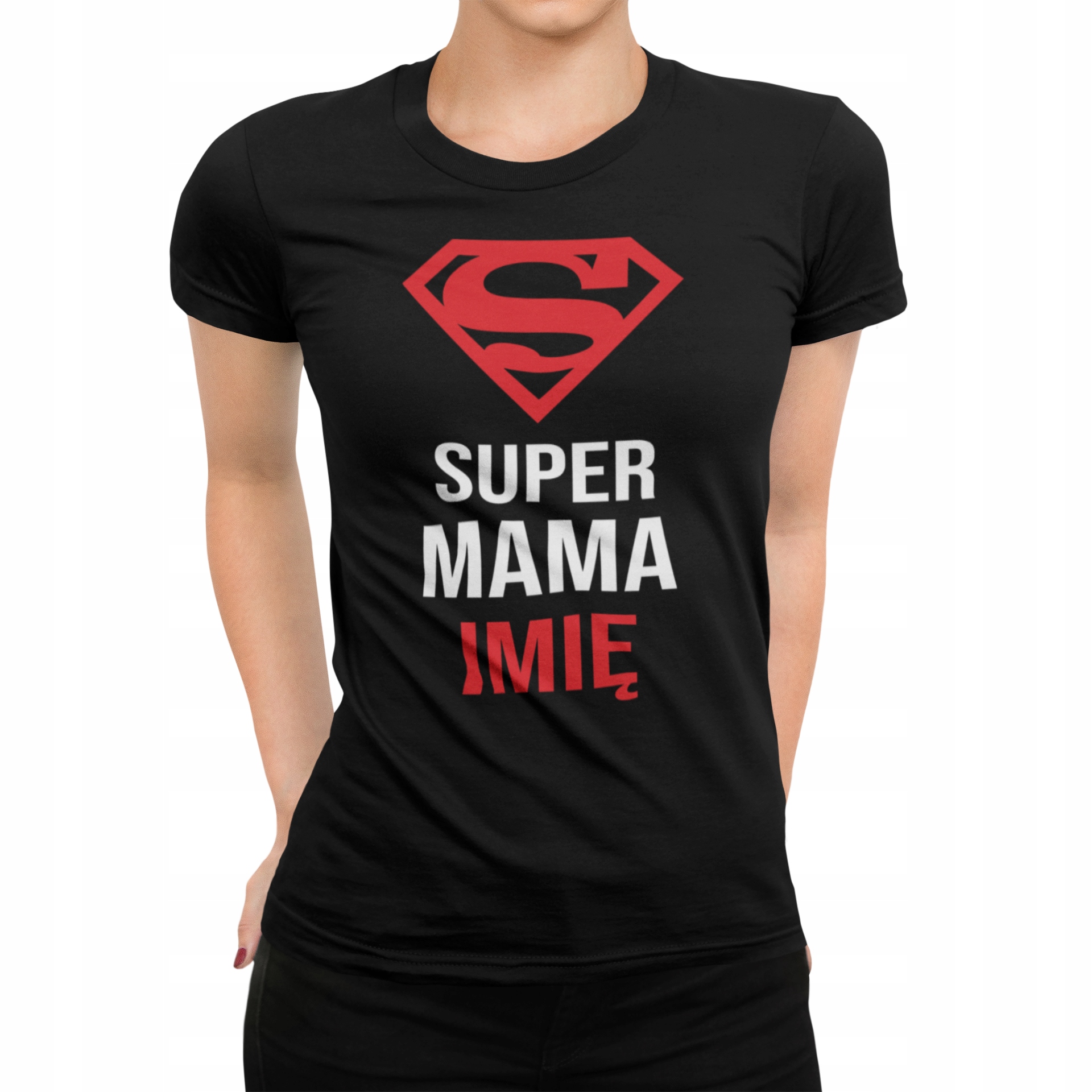 

Koszulka Prezent Dla Mamy Super Mama + Imię XXL