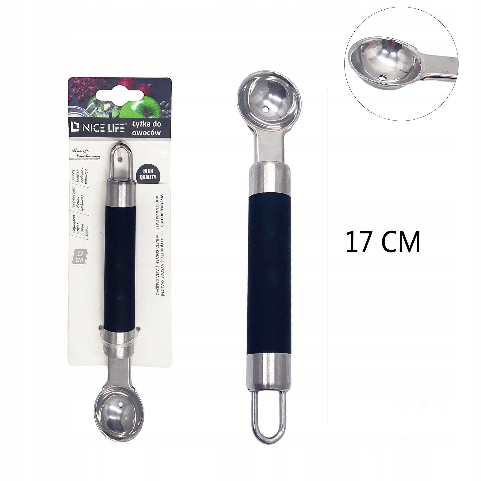 ŁYŻKA DO OWOCÓW 17cm 152317 Marka inna