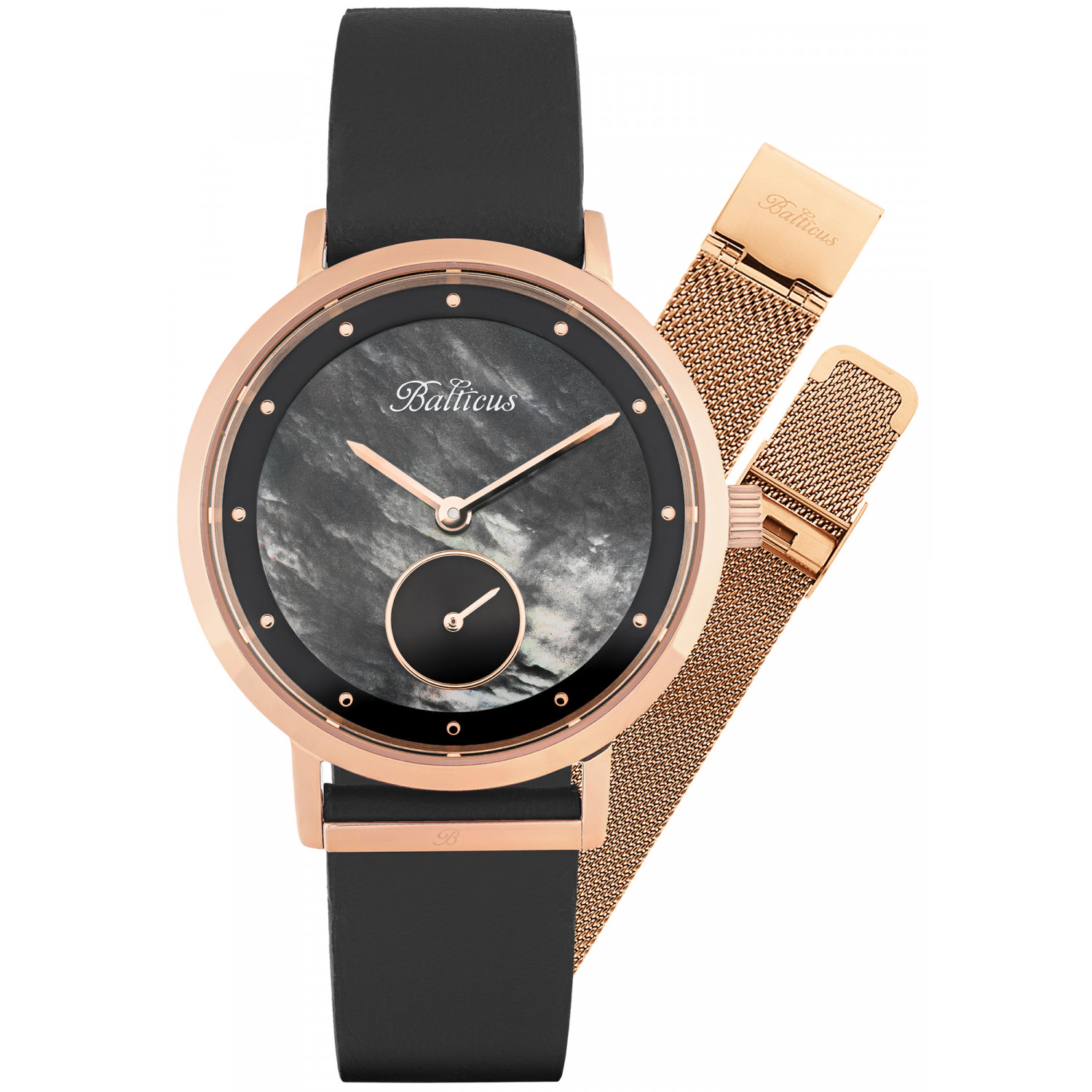 Dámské hodinky Balticus Blt-balnsrb-p černé