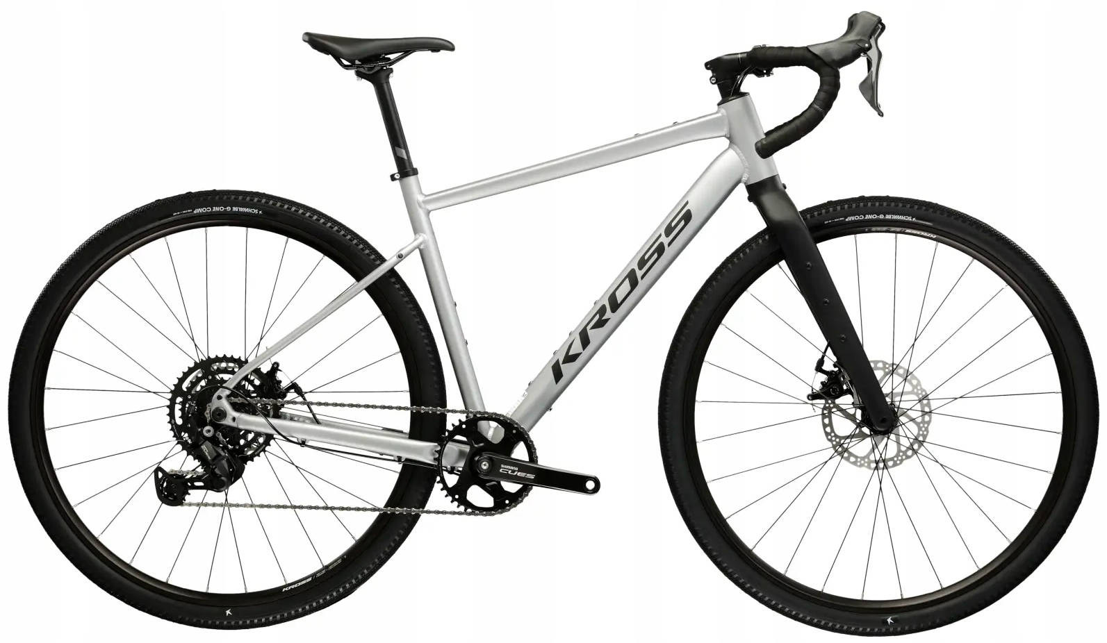 Rower gravelowy męski Kross Esker 1.0 M (19") 28 szary/grafitowy matowy