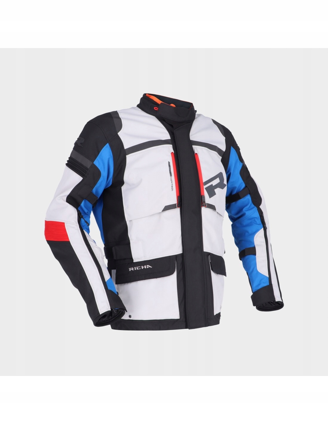 Kurtka tekstylna RICHA Brutus GTX Gr/Bla/Blu r.XXL