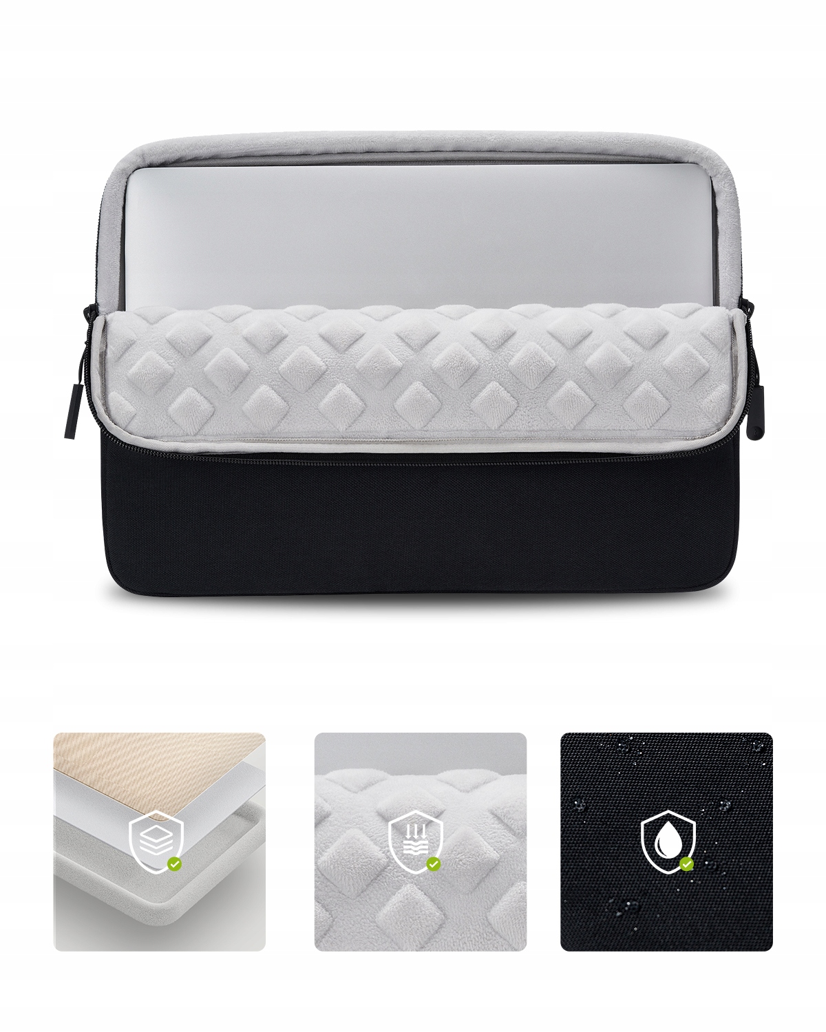 INNOSTYLE TORBA NA LAPTOPA 14" WODOODPORNA ETUI OMNIPROTECT SLIM CZARNA Kod producenta S112BLK-14