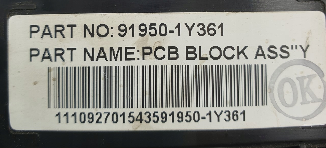 SKRZYNKA BEZPIECZNIKÓW KIA PICANTO II 1.0 12V Typ samochodu Samochody osobowe