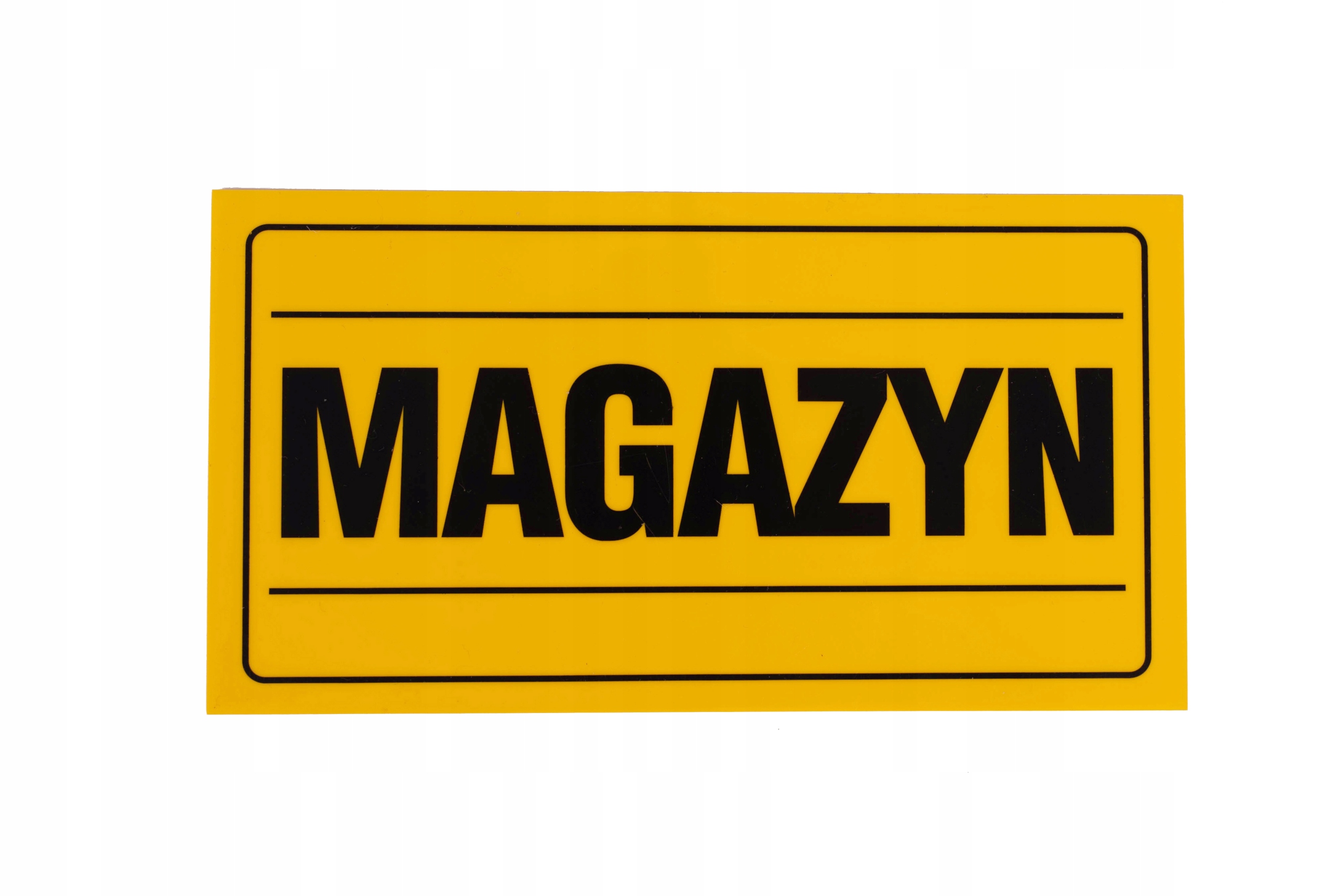 

Tabliczka informacyjna ostrzegawcza 12x22 Magazyn