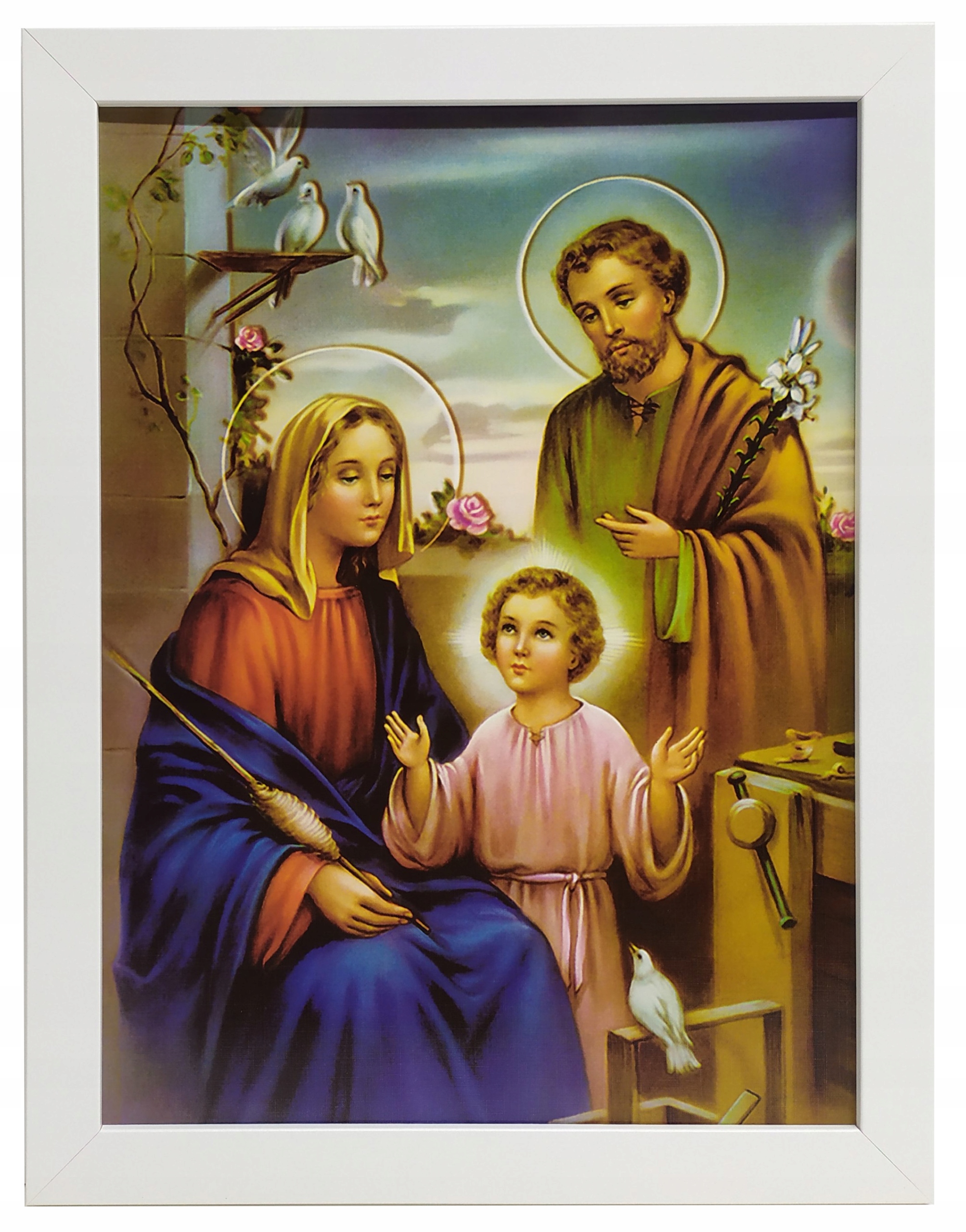 

Obrazy Na Ścianę Świętej Rodziny 35X45 Biała Rama