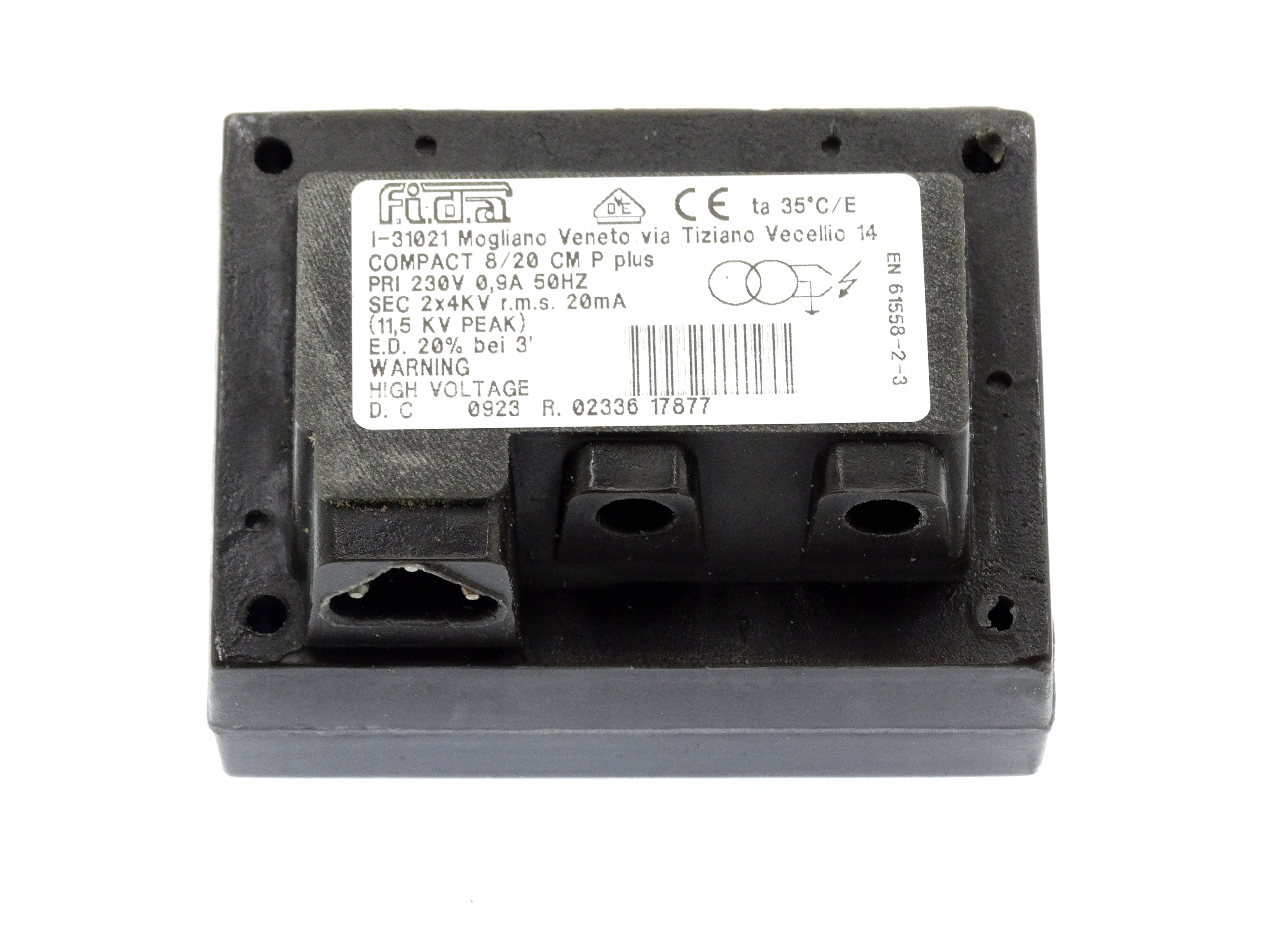 Zapaľovací transformátor Fida 8/20 CM P 20% Plus