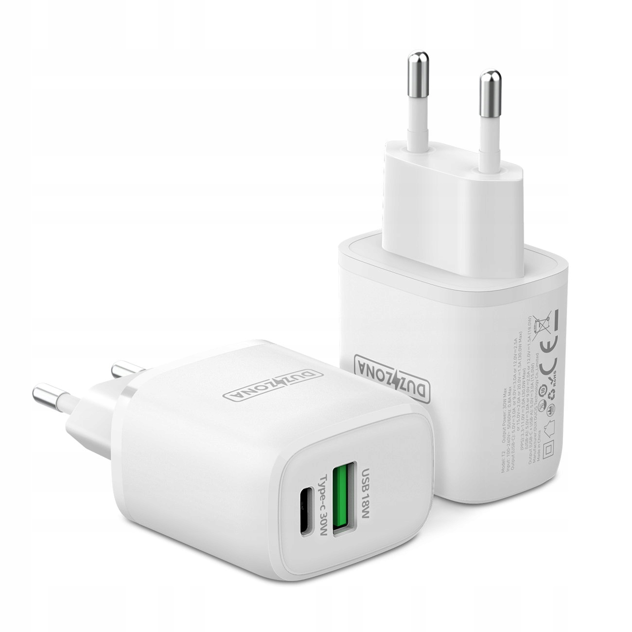 

Ładowarka sieciowa Duzzona T2 kostka 30W Typ-C Usb