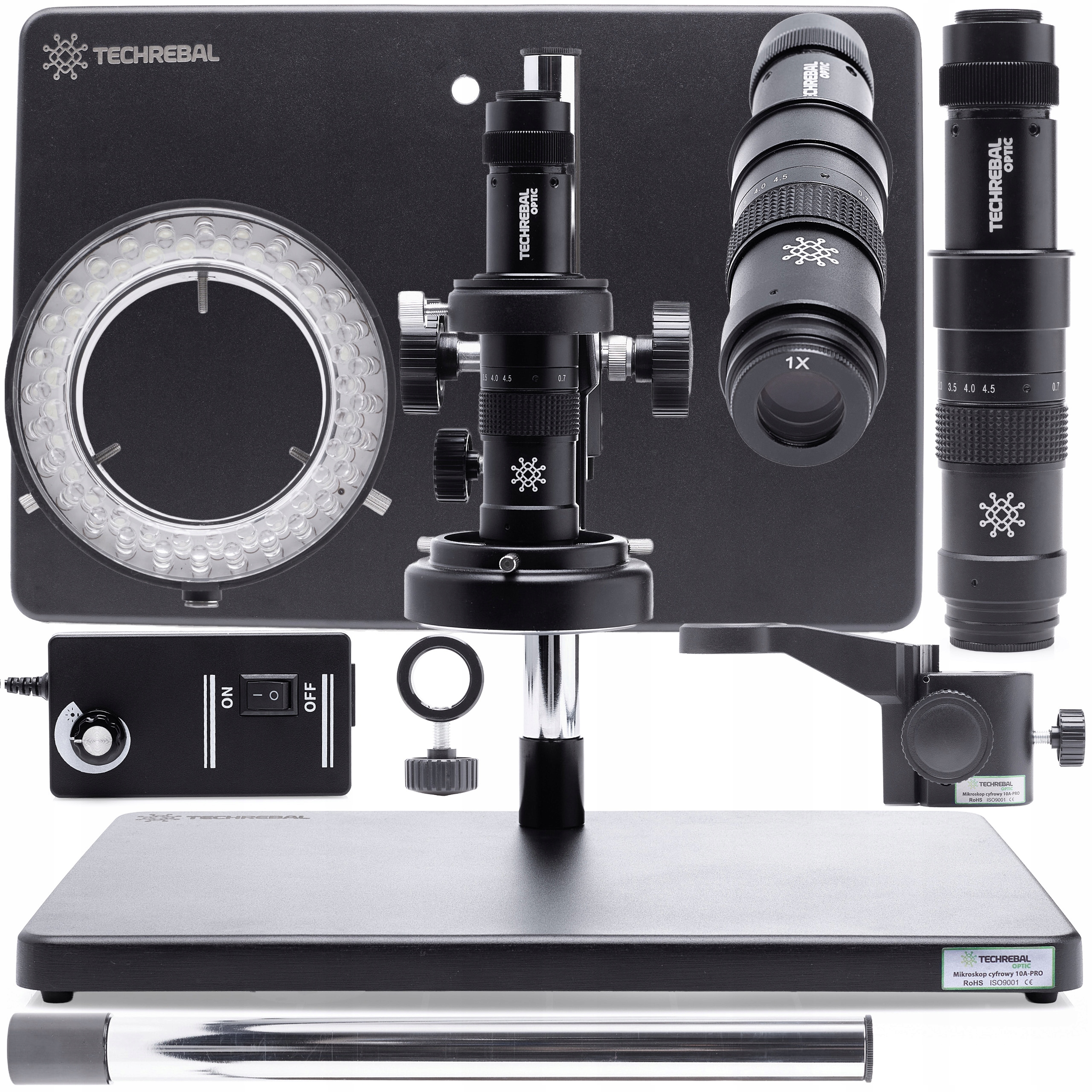 Mikroskop pro digitální elektroniku pro pájení Techrebal 10A Pro