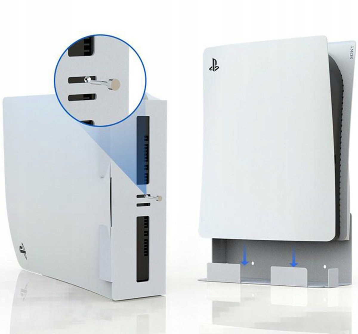 UCHWYT MOCOWANIE NA ŚCIANĘ PODSTAWKA NAŚCIENNA DO PLAYSTATION 5 PS5 PSP31 Kod producenta APT_PSP31